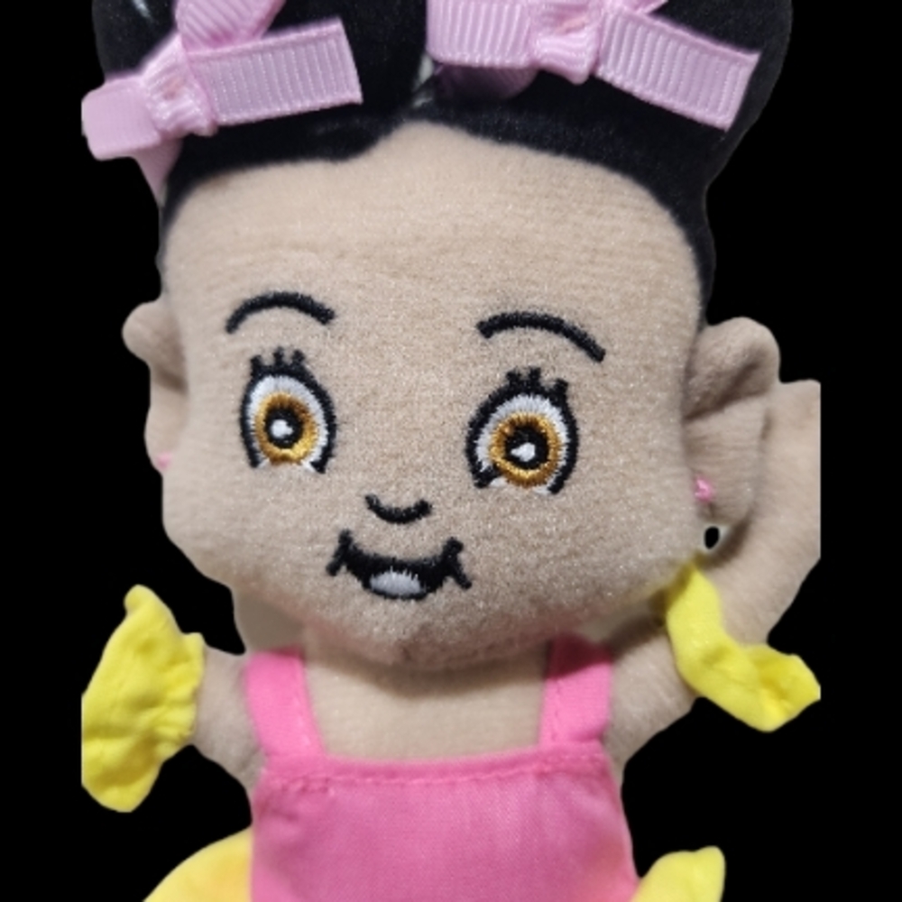 3 PACK Charming Pink and Yellow Stuffed Doll (6 Inch)